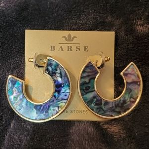 Barse Genuine Stone Earrings